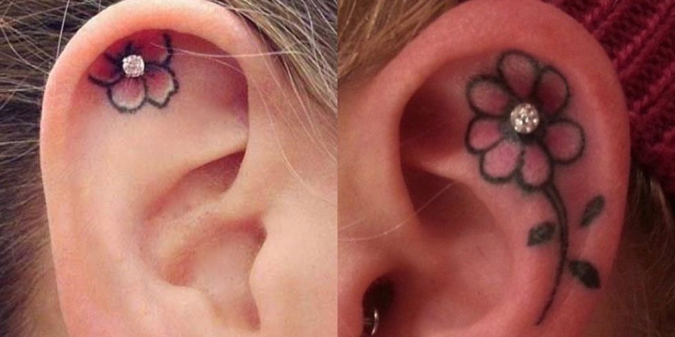 Pierced Tattoo Ideas | Piercing Tattoos Idea