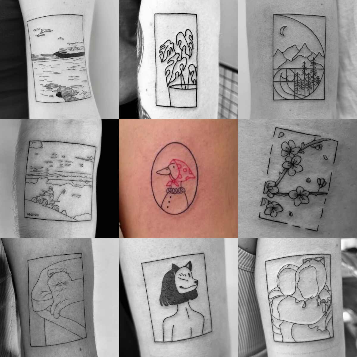 Frame Tattoo Minimalist in Vancouver BC