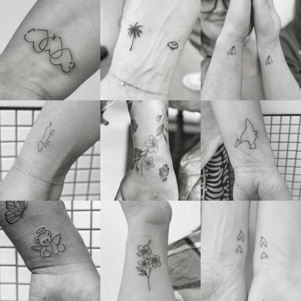 Fine Line Wrist Tattoo Vancouver BC
